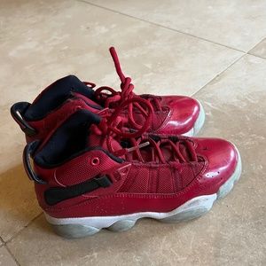 Nike Jordan shoes 1youth basketball red/back